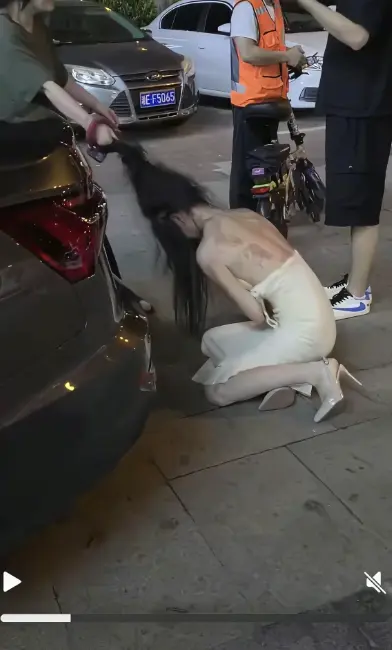 《白裙女子被抓头发跳河》事件高清视频在线播放-白裙女子被揪头发坠河后续完整版-小三疑云事件始末全记录免费观看